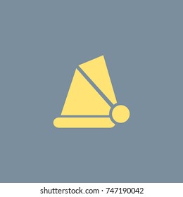 Vector icon of Santa Cap. Eps-10.