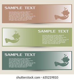 Vector icon saving, piggy bank