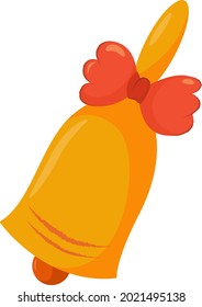 Vector icon school bell by september