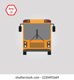 Vector icon. school bus