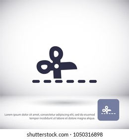 vector icon scissors