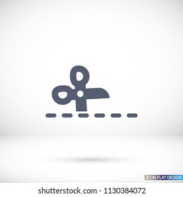 vector icon scissors