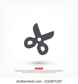 vector icon scissors