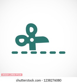 vector icon scissors