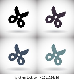 vector icon scissors