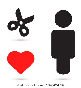 vector icon scissors