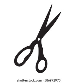 Vector Icon Scissors Scissors Logo Stock Vector (Royalty Free ...