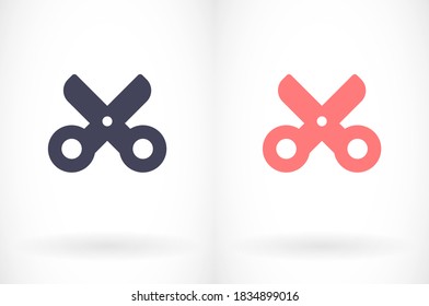 vector icon Scissors . lorem ipsum Flat Design JPG
