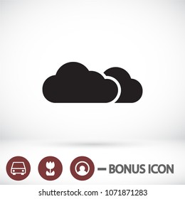 Vector icon scloud 10 EPS