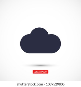 Vector icon scloud 10 EPS