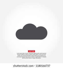 Vector icon scloud 10 EPS