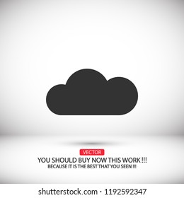 Vector icon scloud 10 EPS