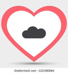 Vector icon scloud 10 EPS