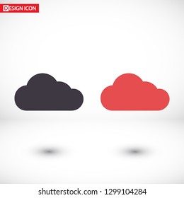Vector icon scloud 10 EPS