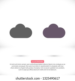 Vector icon scloud 10 EPS