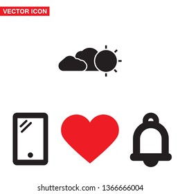 Vector icon scloud 10 EPS