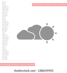 Vector icon scloud 10 EPS . Lorem Ipsum Illustration design