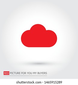 Vector icon scloud 10 EPS . Lorem Ipsum Illustration design