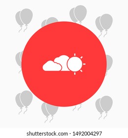 Vector icon scloud 10 EPS . Lorem Ipsum Illustration design