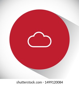 Vector icon scloud 10 EPS . Lorem Ipsum Illustration design