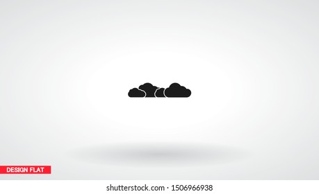 Vector icon scloud 10 EPS . Lorem Ipsum Illustration design