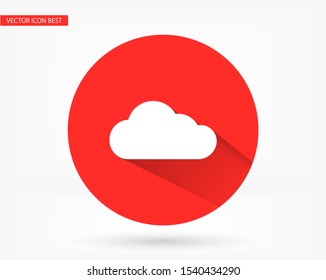 Vector icon scloud 10 EPS . Lorem Ipsum Illustration design