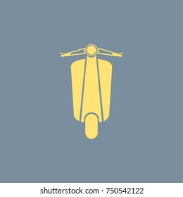 Vector icon of Scooter. Eps-10.