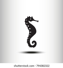 Vector icon seahorse