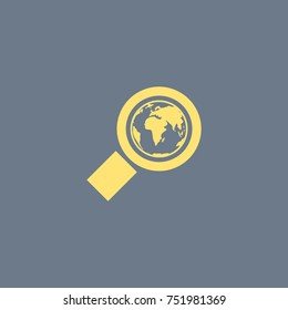 Vector icon of search. Eps-10.