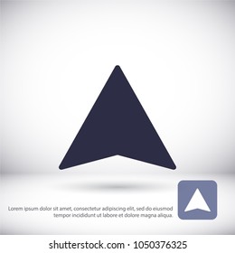 Vector icon search map 10 EPS