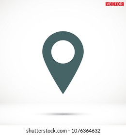 Vector icon search map 10 EPS