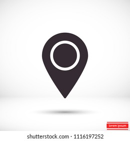 Vector icon search map 10 EPS