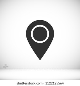 Vector icon search map 10 EPS