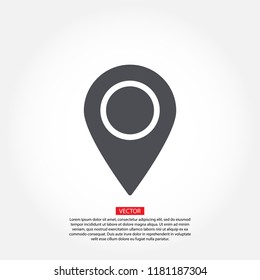 Vector icon search map 10 EPS