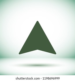 Vector icon search map 10 EPS