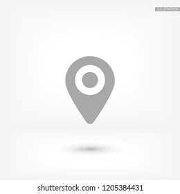 Vector icon search map 10 EPS