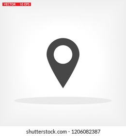 Vector icon search map 10 EPS