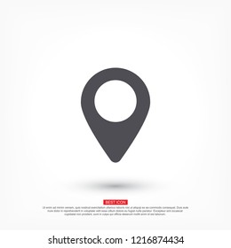 Vector icon search map 10 EPS