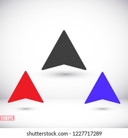 Vector icon search map 10 EPS