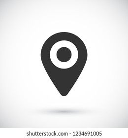 Vector icon search map 10 EPS