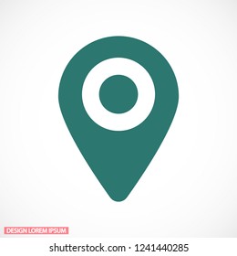 Vector icon search map 10 EPS