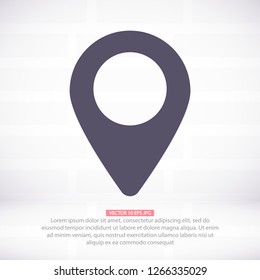 Vector icon search map 10 EPS