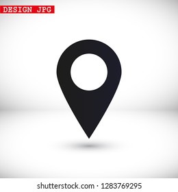 Vector icon search map 10 EPS