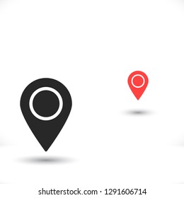 Vector icon search map 10 EPS