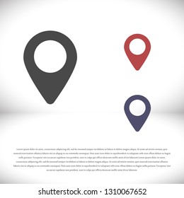 Vector icon search map 10 EPS