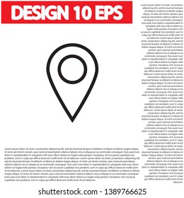 Vector icon search map 10 EPS