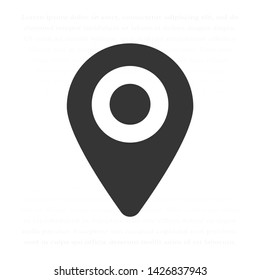 Vector icon search map 10 EPS . Lorem Ipsum Illustration design