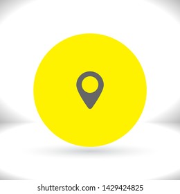Vector icon search map 10 EPS . Lorem Ipsum Illustration design