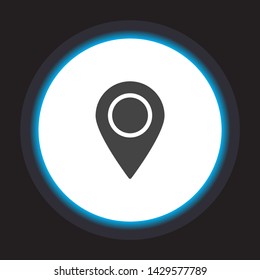 Vector icon search map 10 EPS . Lorem Ipsum Illustration design