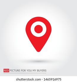 Vector icon search map 10 EPS . Lorem Ipsum Illustration design